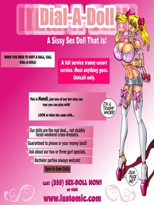 Porn Comics - Lustomic- Dial-A-Doll Adult Comics