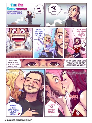 Porn Comics - Melkormancin- The Pie Conundrum Porncomics