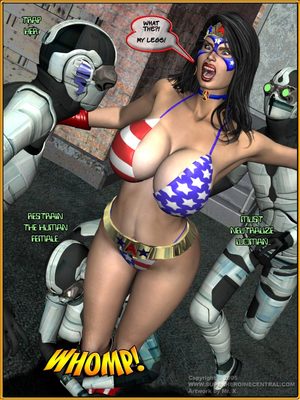 Miss Americana vs Geek II – 3D-Smart Weapon 05 3D Porn Comics comics