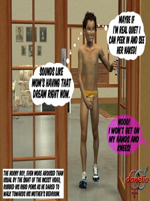 Mom’s Surprise- Donelio 40 Incest Comics comics
