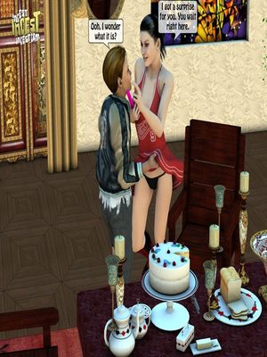 Mother + Son Birthday Gift 12 3D Porn Comics comics