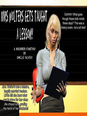 Porn Comics - Mrs.Wolters gets Taught Lesson- UncleSickey 3D Porn Comics