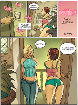 Porn Comics - Neighb@rs – Andrea and Africa  (Adult Comics)