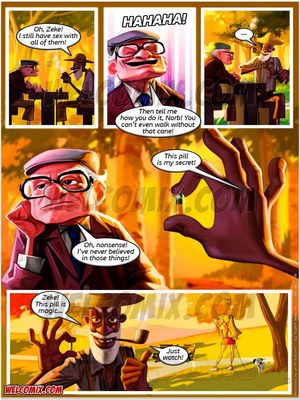 Old Geezers of Parks- Magic Pill- Welcomix 03 Incest Comics comics