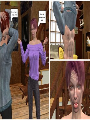 Posing for my mother 02 3D Porn Comics comics