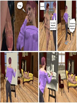 Posing for my mother 04 3D Porn Comics comics