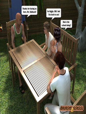 Porn Comics - Raunchy School – Barbecue Picnic 3D Porn Comics