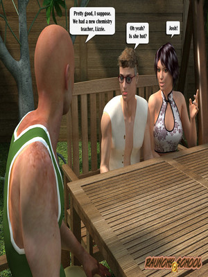 Raunchy School – Barbecue Picnic 02 3D Porn Comics comics