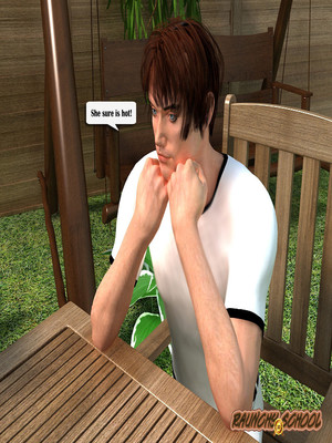 Raunchy School – Barbecue Picnic 03 3D Porn Comics comics
