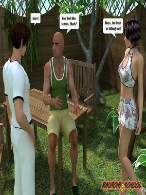 Raunchy School – Barbecue Picnic 05 3D Porn Comics comics