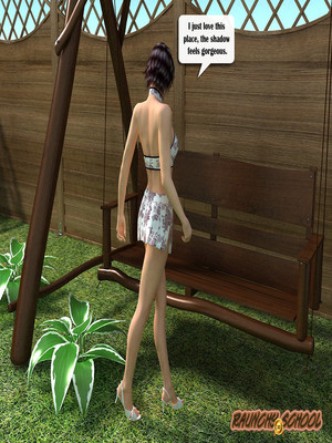 Raunchy School – Barbecue Picnic 07 3D Porn Comics comics