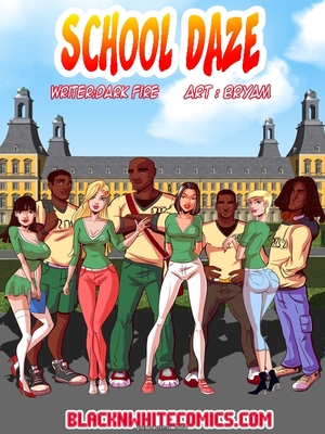 Porn Comics - School Daze- BNW Interracial Comics