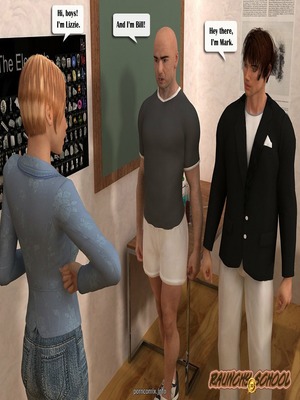 Sex In College- Raunchy School 33 3D Porn Comics comics