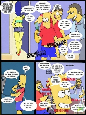 Simpsons – Bart’s Lil’ sis 18 Incest Comics comics