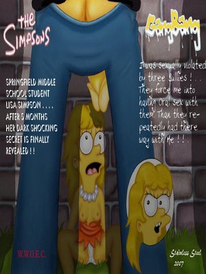 Porn Comics - Simpsons- Gang Bang Adult Comics