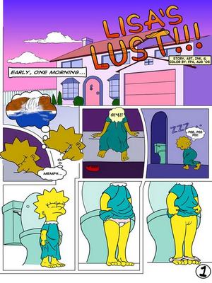 Porn Comics - Simpsons- Lisa’s Lust  Comics