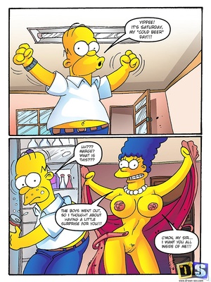 Porn Comics - Simpsons- Margeus Surprise Adult Comics