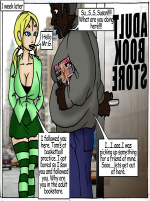 Son’s Hot Little Blonde- Illustrated interracial 09 Interracial Comics comics