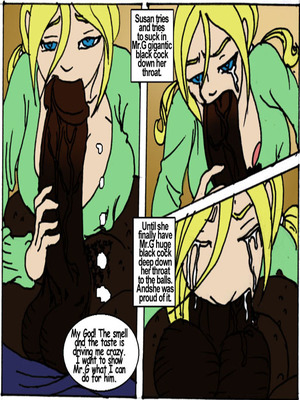 Son’s Hot Little Blonde- Illustrated interracial 17 Interracial Comics comics