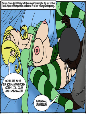 Son’s Hot Little Blonde- Illustrated interracial 18 Interracial Comics comics