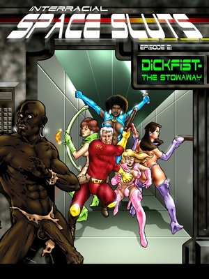 Porn Comics - Space Sluts 2- Blacknwhite Interracial Comics
