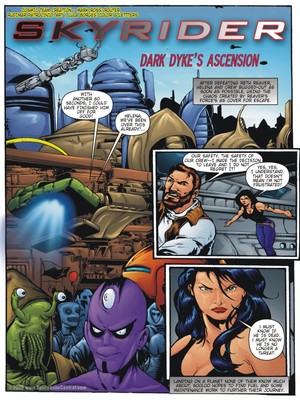 SpaceBabe Central- Sky Rider 06 Porncomics comics