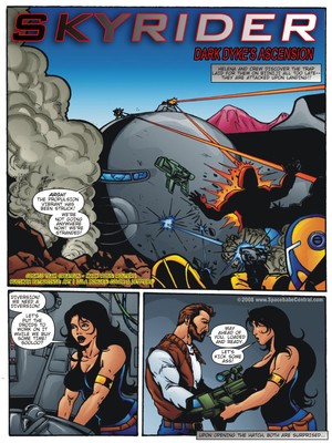 SpaceBabe Central- Sky Rider 16 Porncomics comics