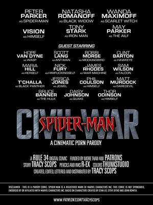 Spiderman Civil War- Tracy Scops 02 Porncomics comics