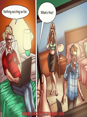 Spy Camera Surprise- BNW 08 Interracial Comics comics