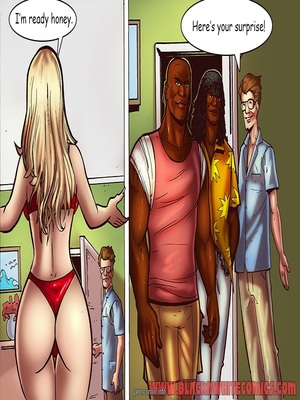 Spy Camera Surprise- BNW 10 Interracial Comics comics