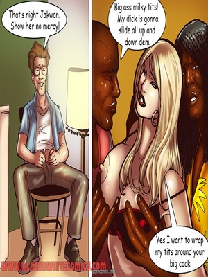 Spy Camera Surprise- BNW 12 Interracial Comics comics