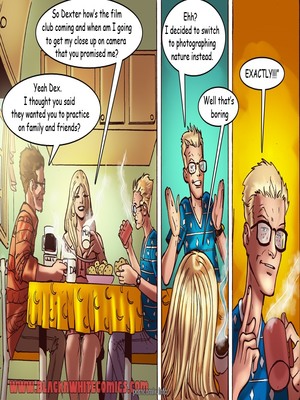 Spy Camera Surprise- BNW 41 Interracial Comics comics