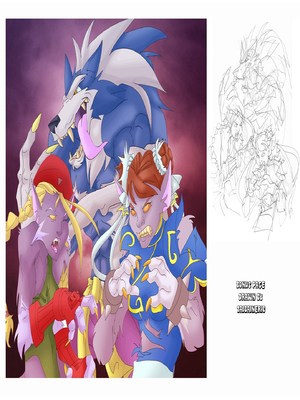 Street Fighter- Fatal Bite 2 33 Furry Comics comics