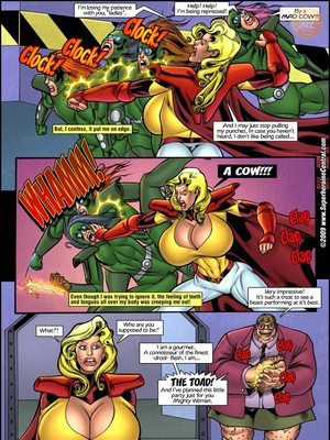 Superheroine Central- Mighty cow 18 Porncomics comics