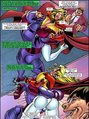 Superheroine Central- Mighty cow 27 Porncomics comics