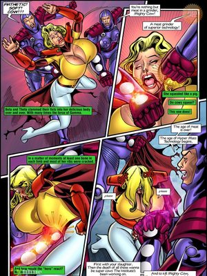 Superheroine Central- Mighty cow 45 Porncomics comics