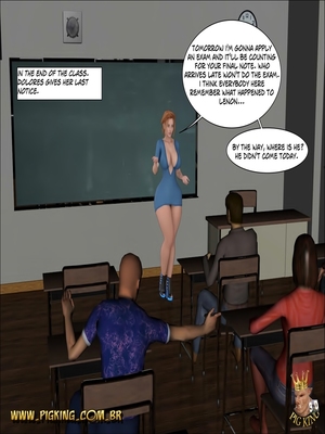 Teacher Dolores- Learning a Lesson (Pig King) 03 Interracial Comics comics