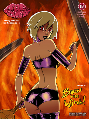 Porn Comics - The Cummoner 7- Burn with Witch Adult Comics