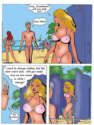 The Family Beach Vacation 02 Incest Comics comics