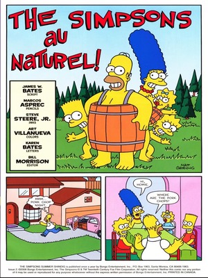Porn Comics - The Simpsons au Naturel!  Comics