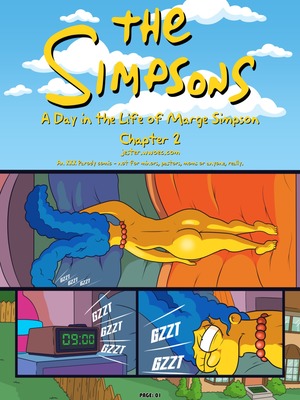 Porn Comics - The Simpsons-Day in the Life of Marge Adult Comics
