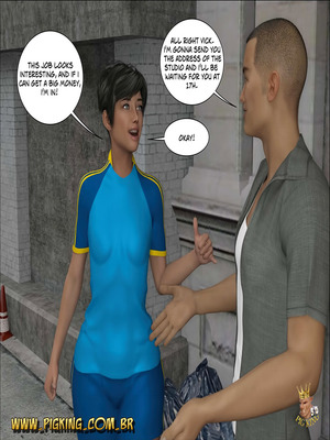 Vick- Top Model- Pig King 07 Adult Comics comics