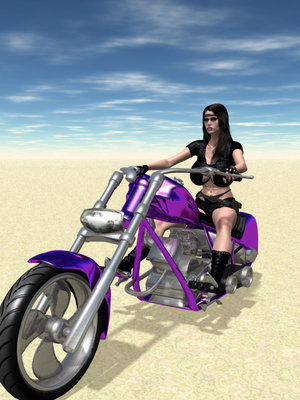 Wasteland 01-The Biker Chick 02 3D Porn Comics comics