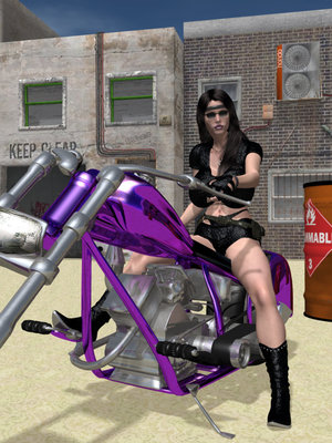 Wasteland 01-The Biker Chick 03 3D Porn Comics comics