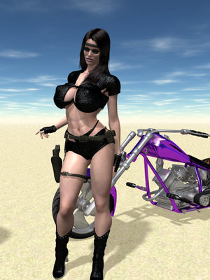 Wasteland 01-The Biker Chick 05 3D Porn Comics comics