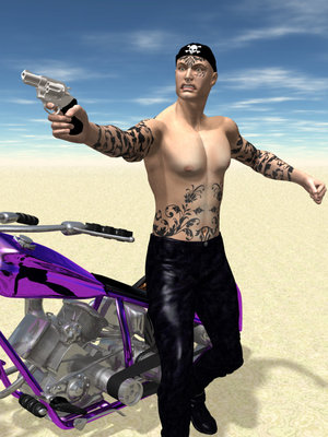 Wasteland 01-The Biker Chick 11 3D Porn Comics comics