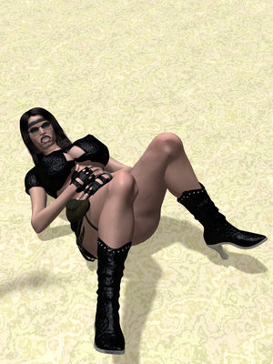 Wasteland 01-The Biker Chick 13 3D Porn Comics comics