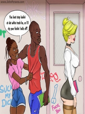 Cartoon Porn John Persons Teachers - White Slut Teacher- John Persons Interracial Comics | HD Hentai Comics