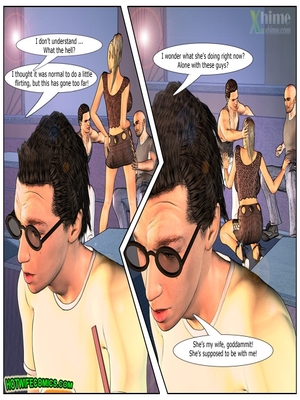 Wife at the club- Hot Wife 14 Adult Comics comics