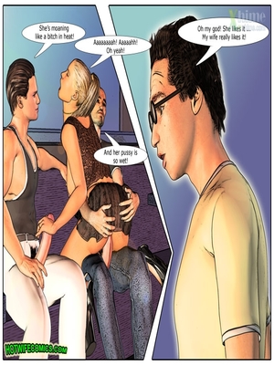 Wife at the club- Hot Wife 19 Adult Comics comics